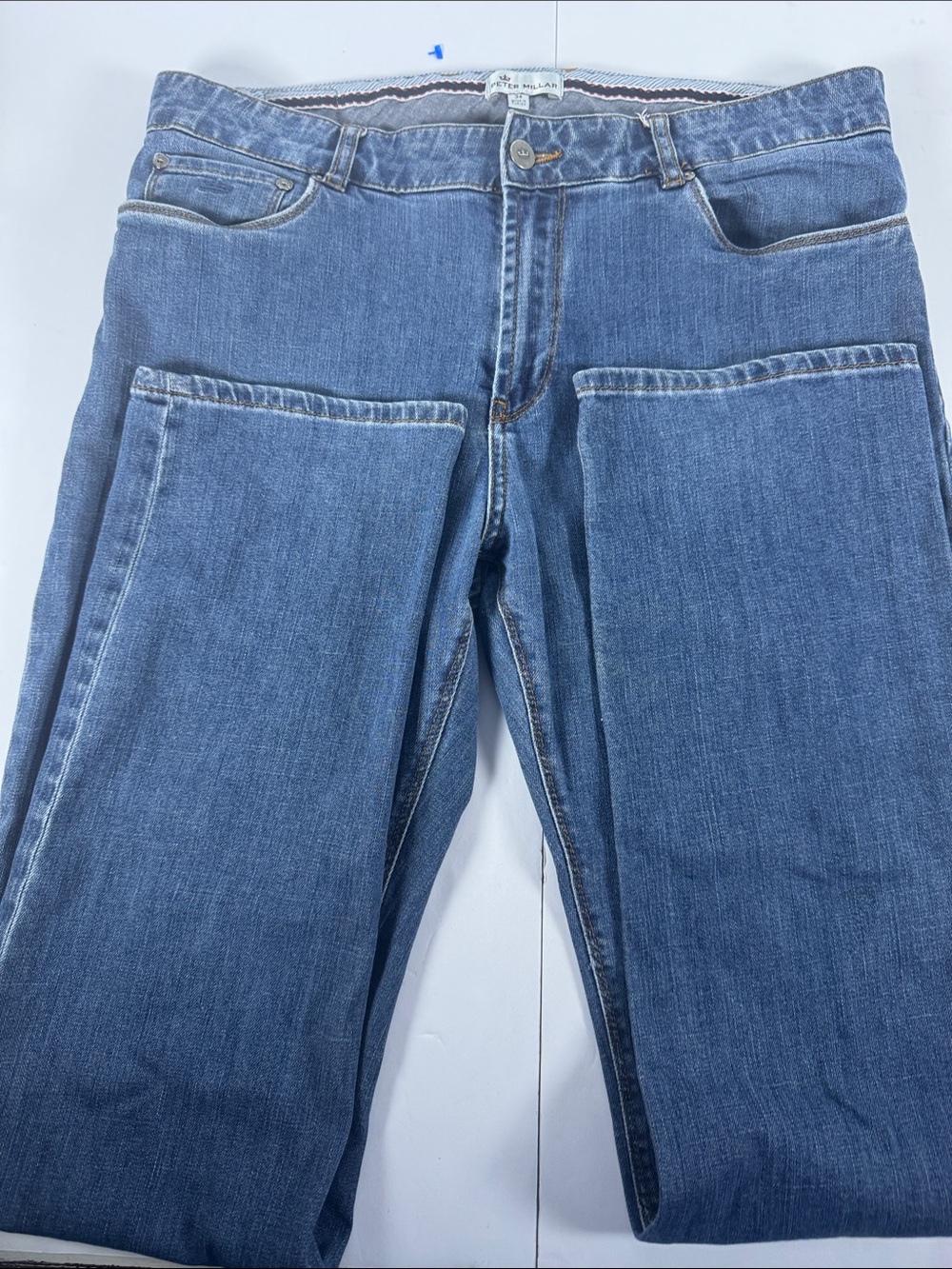 Peter Millar Classic Straight Blue Denim Jeans